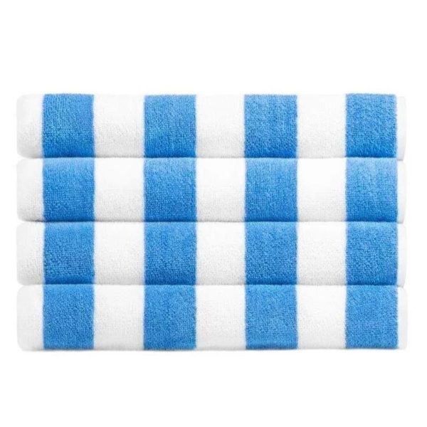 PREMIUM POOL CABANA STRIPE TOWEL 4 x 4