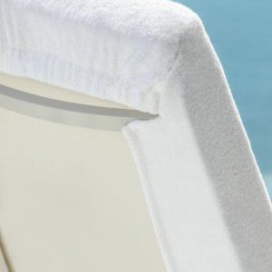 Terry Chaise Lounge Covers Elastic Hood
