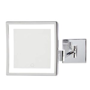 Lighted Wall Mount Square Mirror