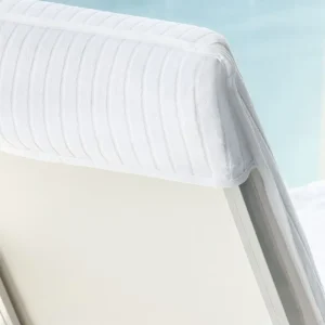 Velour Stripe Lounge Covers w/ Fitted Hood Cover