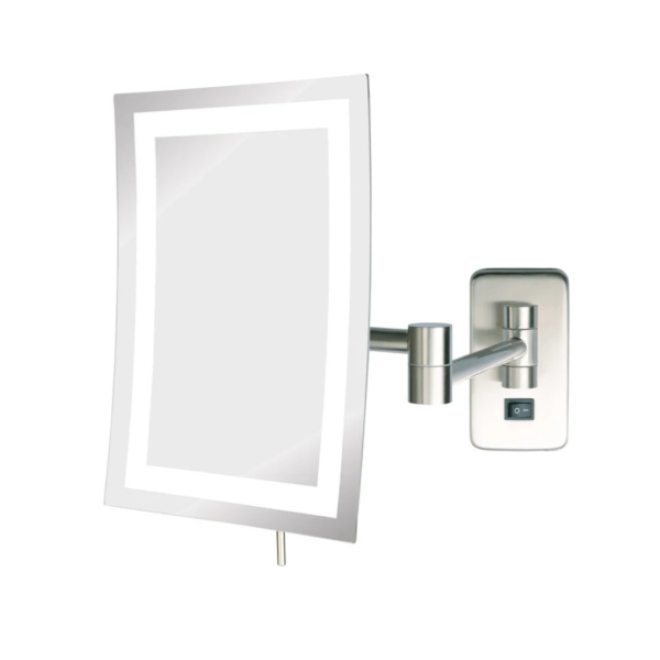 Lighted Wall Mount Rectangle Mirror - Image 2
