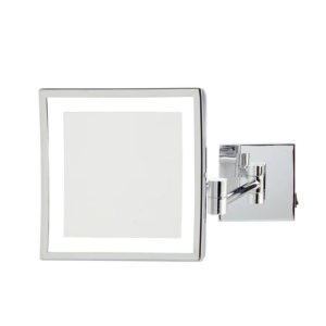 Lighted Wall Mount Square Mirror